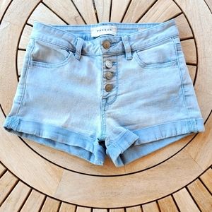 Pacsun, Super stretch shortie, light blue denim